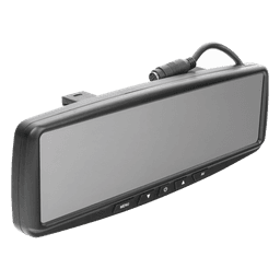 Camara de Reversa Alambrica y Monitor Tipo Retrovisor de 4.3 pulgadas, Incluye cámara para placa de 170°