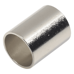  Férula-Casquillo en Chapa de Plata para Plegar en Cables del Grupo E, I como RG-8/U, RG-213/U, LMR-400.