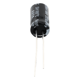 Capacitor Electrolítico en Aluminio, Radial de 220 µFd, 16 Vcc, 105 °C, 6.3 x 11 mm.
