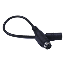Adaptador DC / Jack Hembra 5.5x2.1mm a Minidin 4 Pines Macho / 168mm / DVR y NVR