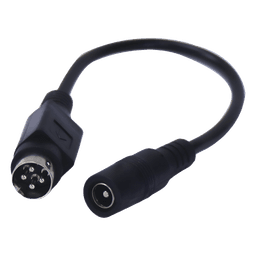 Adaptador DC / Jack Hembra 5.5x2.1mm a Minidin 4 Pines Macho / 168mm / DVR y NVR