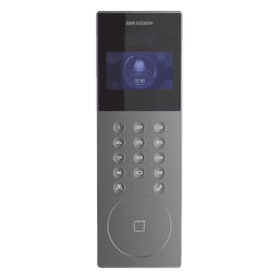 Videoportero IP Multiapartamento con Reconocimiento Facial / Llamada a App HikConnect (requiere monitor) / Protección IP65 / Apertura por Rostro, Tarjeta o App 