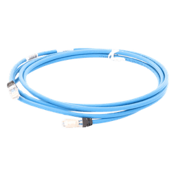 Patch Cord Cat6A, Blindado S/FTP, CM/LS0H, 3.05 Metros (10 Pies), Color Azul
