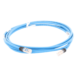 Patch Cord Cat6A, Blindado S/FTP, CM/LS0H, 3.05 Metros (10 Pies), Color Azul