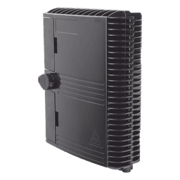 Cierre de Empalme FTTx / 24 Fusiones / Splitter 1x8 SC/APC / 16 Puertos Drop / IP65 / -40°C a +85°C