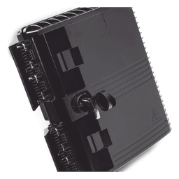 Cierre de Empalme FTTx / 24 Fusiones / Splitter 1x8 SC/APC / 16 Puertos Drop / IP65 / -40°C a +85°C