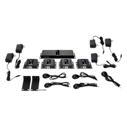 Extensor y Divisor HDMI / 1 Entrada a 4 Salidas / 4Kx2K @ 60 Hz / Alcance 120 m (393.7 ft) / Cat 6/6a / IR Integrado / Operación 24/7