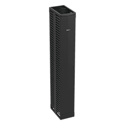 Organizador de Cable Vertical Doble / 45 Espacios Rack 19" / 12in (304.8 mm) Ancho / Tapas de Acero / Dedos ABS / Push-to-Close / 2 y 4 Postes