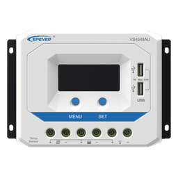 Controlador Solar de Carga PWM 12/24/36/48 V 45 A, Salida USB, con Display
