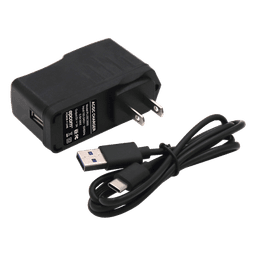 Adaptador de corriente AC/DC / Entrada 100-240 VCA / Salida 5 VCC @ 3 A / Conectores USB-C y micro-USB