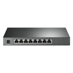 Switch Omada / 8 Puertos Gigabit  / 4 Puertos PoE+ 802.3at/af / Presupuesto PoE 62 W / 30 W por Puerto / Gestión Cloud Omada / L3 Static Routing / Sin Ventilador / Metal