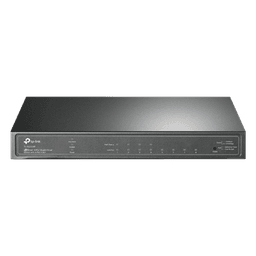 Switch Omada / 8 Puertos Gigabit  / 4 Puertos PoE+ 802.3at/af / Presupuesto PoE 62 W / 30 W por Puerto / Gestión Cloud Omada / L3 Static Routing / Sin Ventilador / Metal
