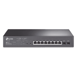 Switch PoE JetStream SDN Administrable 8 puertos 10/100/1000 Mbps + 2 puertos SFP, 8 puertos PoE, 150W, administración centralizada OMADA SDN 