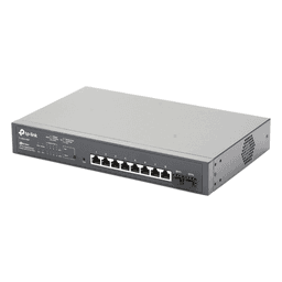 Switch PoE JetStream SDN Administrable 8 puertos 10/100/1000 Mbps + 2 puertos SFP, 8 puertos PoE, 150W, administración centralizada OMADA SDN 