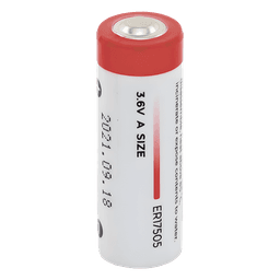 Batería de Litio / 3.6V / 3400 mAh / Tamaño A / Pulso 200 mA / -60 a +85 °C