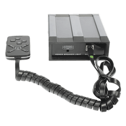 Sirena Vehicular de 100W de Potencia, Con Controlador Unimando Para Tonos, 2 Salidas Auxiliares y Microfono