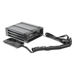Sirena Vehicular de 100W de Potencia, Con Controlador Unimando Para Tonos, 2 Salidas Auxiliares y Microfono