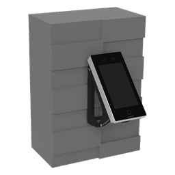 Base de Pared con Ángulo Ajustable para Lectora: DSK-1T-671M
