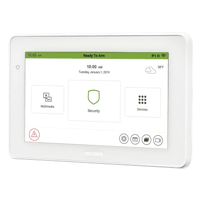 Pantalla táctil controladora de automatización y seguridad con Z-Wave Plus, compatible con paneles VISTA