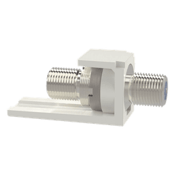 Módulo Acoplador Coaxial Tipo F / Mini-Com / 75 Ohms / 3.0 GHz / 1.75' x 1.37' x 0.71'