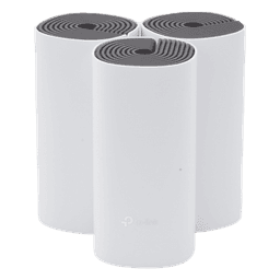 Kit de Router inalámbrico mesh Deco E4 para Hogar / Doble banda AC 1200  / 2 puertos 10/100 Mbps / Compatible con amazon alexa.