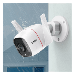 Cámara IP Wi-Fi para exterior, 3 megapixel, audio doble vía, visión nocturna, notificación Push, acepta memoria Micro SD de para grabación. 
