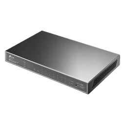 Switch PoE JetStream SDN Administrable 8 puertos 10/100/1000 Mbps + 2 puertos SFP, 8 puertos PoE, 61W, administración centralizada OMADA SDN