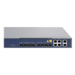OLT EPON / 4 Puertos PON / 8 Puertos Uplink RJ45+SFP / 256 ONUs / 20 km / Rack 1U