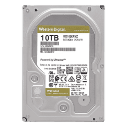 Disco Duro Gold de 10 TB / 7200 RPM / Optimizado para NAS, RAID, Data Center y NVRs de Gran Capacidad / Uso 24-7 / Proteccion Antivibración / 5 Años de Garantia / HelioSeal