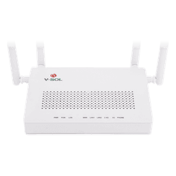 ONU Dual G/EPON con Wi-Fi AC de doble banda, 1 puerto SC/UPC + 2 puertos LAN Gigabit + 1 puerto FXS