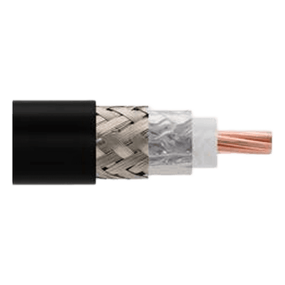 Metro de Cable Coaxial 50 Ohm, LMR600 Ultra Flexible, Cobre Trenzado de Núcleo, Cinta de Aluminio y Malla de Cobre EstaÑado para el Blindaje