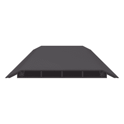 Canaleta de Piso / 4 Vías / PVC Rígido / 6 ft (1.83 m) de Largo / 176 mm de Ancho / Capacidad 907 kg / UL94V-0 / Color Negro