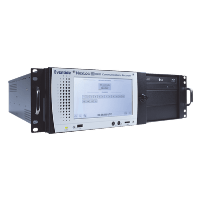 Sistema de Grabación de Audio / 16 Canales / 2x2 TB RAID / 160,000 Horas / VoIP / SIP / P25 / DMR / NXDN / 5.25 pies