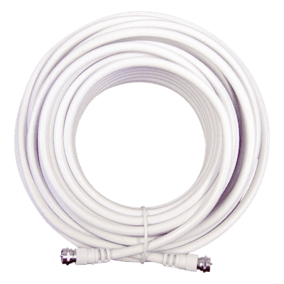 Jumper Coaxial / RG-6 / 6.09 m (20 pies) / Conectores F Macho / 75 Ohm / Interior y Exterior