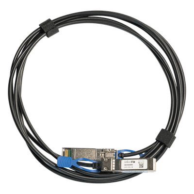Cable de Conexión Directa SFP / Triple Velocidad 1G/10G/25G / Longitud 1 m (3.3 ft) / Baja Latencia / Bajo Consumo / MTBF 100,000 h