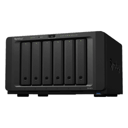 NAS de 6 Bahías / Procesador AMD Ryzen V1500B 4 Núcleos 2.2 GHz / 4 GB DDR4 ECC Expandible a 32 GB / Puerto 10GbE RJ-45 / Expansión a 16 Bahías / 2 Ranuras M.2 NVMe / RAID Híbrido