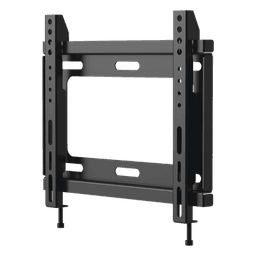 Soporte de Pared Universal para Pantallas / VESA 100x100 y 200x200 / Acero SPCC / 250 x 220 x 25 mm / 0.75 kg / Negro