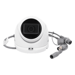 AUDIO POR COAXITRON / Turret TURBOHD 5 Megapixel / Angulo de vision 85.5° / Lente 2.8 mm / 30 mts IR EXIR / Exterior IP67 / 4 Tecnologías / dWDR
