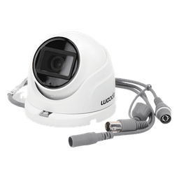 AUDIO POR COAXITRON / Turret TURBOHD 5 Megapixel / Angulo de vision 85.5° / Lente 2.8 mm / 30 mts IR EXIR / Exterior IP67 / 4 Tecnologías / dWDR