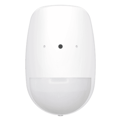 Sensor de Movimiento PIR y Ruptura de Cristal Inalámbrico / Detección PIR 12 m (39.4 ft) / Cobertura 85.9° / Ruptura de Cristal 8 m (26.2 ft) / 120° / Inmunidad a Mascotas 30 kg (66 lb) / Batería 4 Años / AX PRO Hikvision