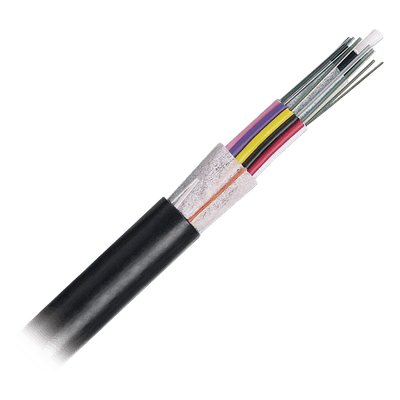 Cable de Fibra Óptica / 24 Hilos / Monomodo OS2 / Planta Externa / Dieléctrico / 250 µm / Bloqueo de Agua en Seco / 0.40 in (10.16 mm)