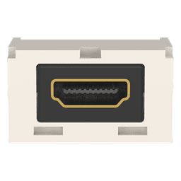 Módulo Acoplador HDMI 2.0 / Tipo-A Hembra-Hembra / Categoría 2 / 2 Espacios Mini-Com / 1.37 x 1.13 x 0.72 in (34.85 x 28.70 x 18.29 mm)