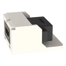 Módulo Acoplador HDMI 2.0 / Tipo-A Hembra-Hembra / Categoría 2 / 2 Espacios Mini-Com / 1.37 x 1.13 x 0.72 in (34.85 x 28.70 x 18.29 mm)