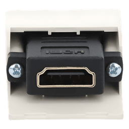 Módulo Acoplador HDMI 2.0 / Tipo-A Hembra-Hembra / Categoría 2 / 2 Espacios Mini-Com / 1.37 x 1.13 x 0.72 in (34.85 x 28.70 x 18.29 mm)