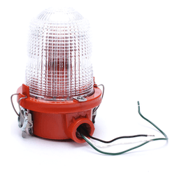 Lámpara de Obstrucción Roja/ Luz Fija Tipo L-810, LED de baja intensidad/ 120 - 240 Vca/ Luz Infraroja