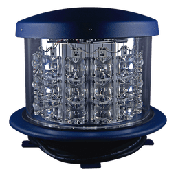 Luz de Obstáculo LED Intensidad Media FAA L-864 / LED Rojo 2000 CD / 120-240 VAC / 360° Cobertura Horizontal / 3° Haz Vertical / NEMA 4X / Para Torres 46-107 m / Certificación FAA e ICAO