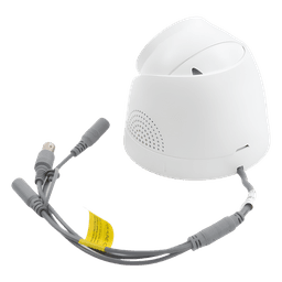 Turret TURBOHD 2 Megapixeles (1080p) / Imagen a color 24/7 / Lente 2.8 mm / Luz Blanca 20 mts / Exterior IP67 / WDR 130dB / Sensor PIR / Sirena Integrada / Estrobo ROJO - AZUL / Micrófono Integrado