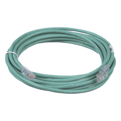 Cable de Parcheo TX6, UTP Cat6, 24 AWG, CM, Color Verde, 4.57 Metros (15 Pies)