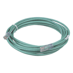 Cable de Parcheo TX6, UTP Cat6, 24 AWG, CM, Color Verde, 4.57 Metros (15 Pies)