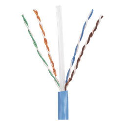 Bobina de Cable UTP 305 m. de Cobre, PanNet, Azul, Categoría 5e (24 AWG), PVC (CM), de 4 pares